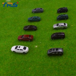 Quality 1：200 ABS plastic scale model painted car for architecture model train layout for sale