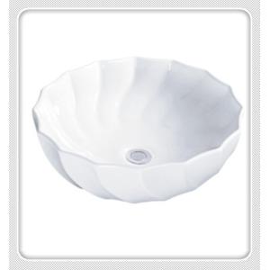 Elegant design bathroom pedestal basin