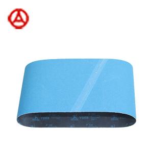 Quality Zirconia Alumina Ceramic Abrasive Polyester Sanding Belts Cool Grinding Technology for sale