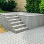Low Maintenance 3D Composite Decking Waterproof WPC Hollow Decking Panel