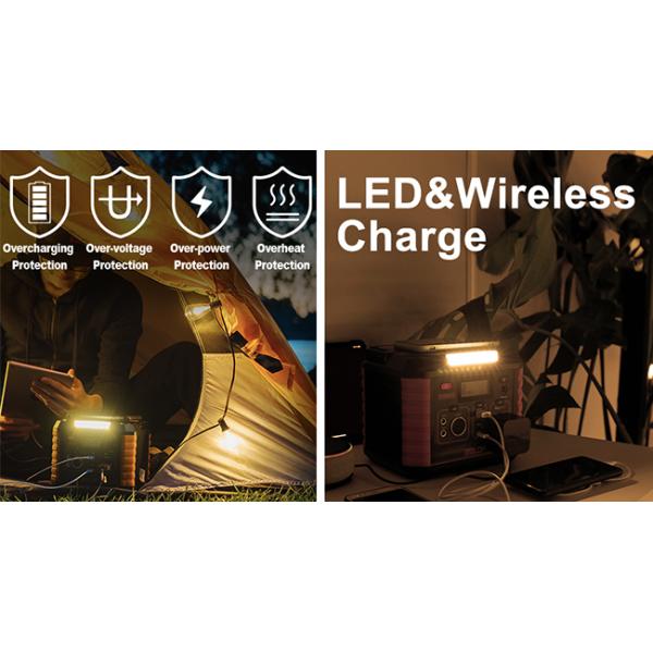 Rechargeable 1000w 500W Portable Power Station 500 Watt Power Bank Powerful