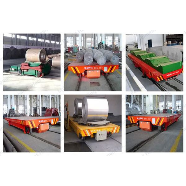 Paper Making Cable Reel Powered Rail Electric Transfer Cart
