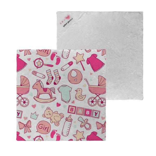 Sublimation Swaddle Blanket Polyester Towel Blankets Custom Print Milestone Blank Sublimation Baby Blanket With Hat