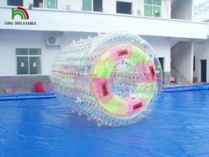Quality Water Game Colorful Inflatable Water Rolling Toy By Fire - Resistance 1.0mm PVC / TPU for sale
