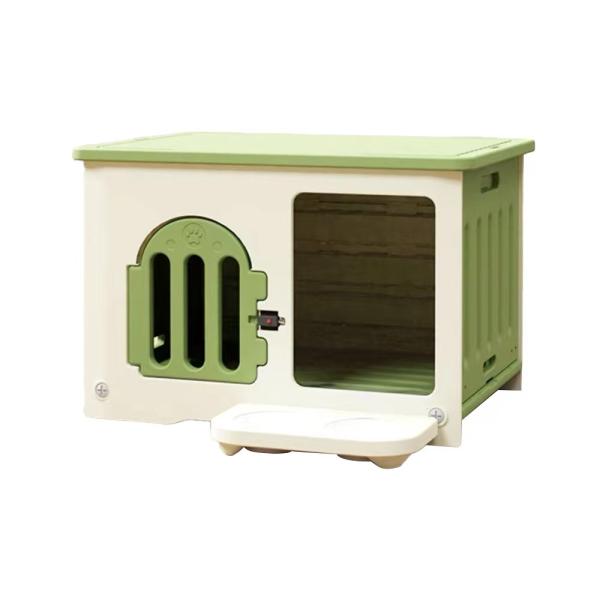 Main Material Plastic Iron Pet Skylight Dog House for Large Dogs Customized Color Indoor/Outdoor Luxury Kennel