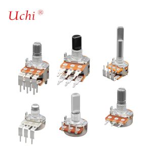 China RD16 Metal Shaft Rotary Potentiometer RV16 Potentiometer CTR Precision Potentiometers on sale