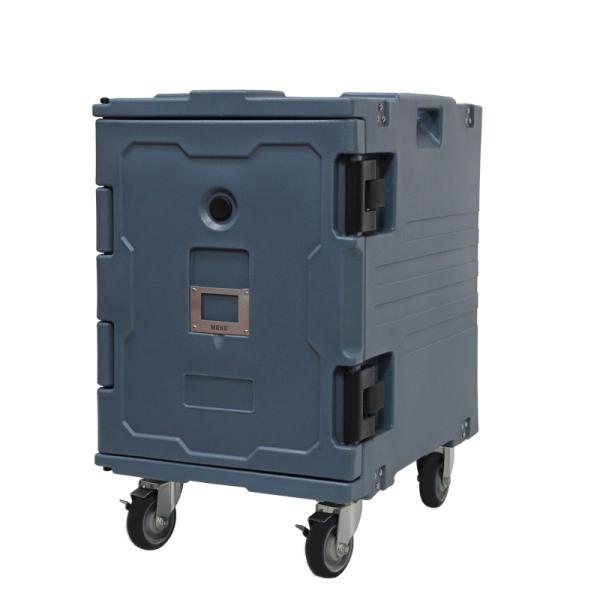 Heavy Duty Food Pan Carrier Thermal Locking Insulated Navy White