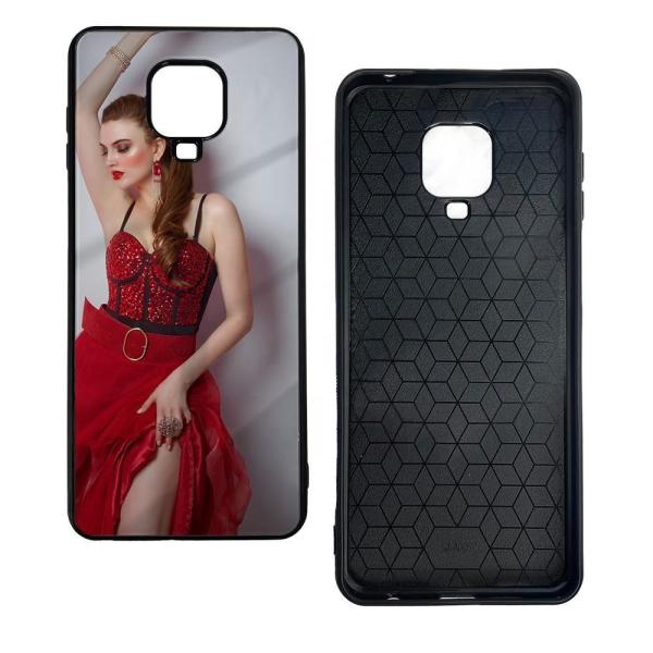 Buy Sublimation Phone Cases Supplier Blank Sublimation Printed Phone Case With Tempered Glass Insert For Redmi 9 10 Series at wholesale prices
