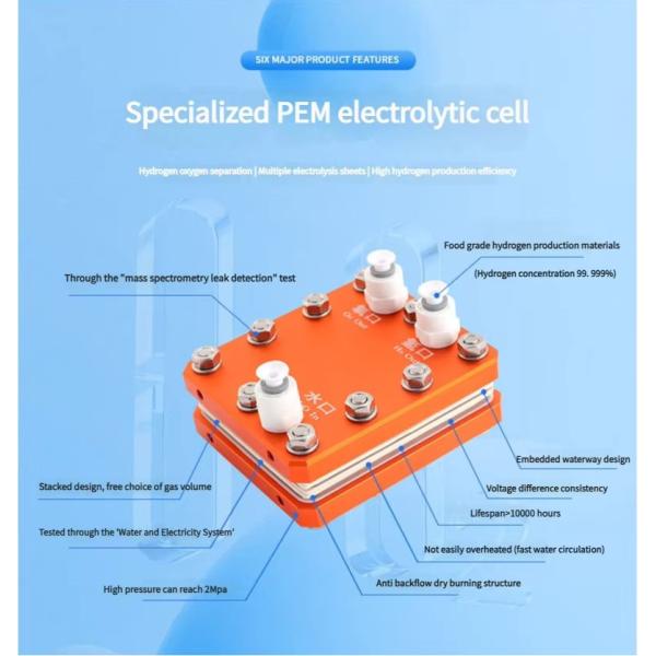 Nanotechnology PEM Hydrogen Water Generator Pure Water Bathroom Bubble Bath Machine Beauty Equipment with Circulating Oxygen