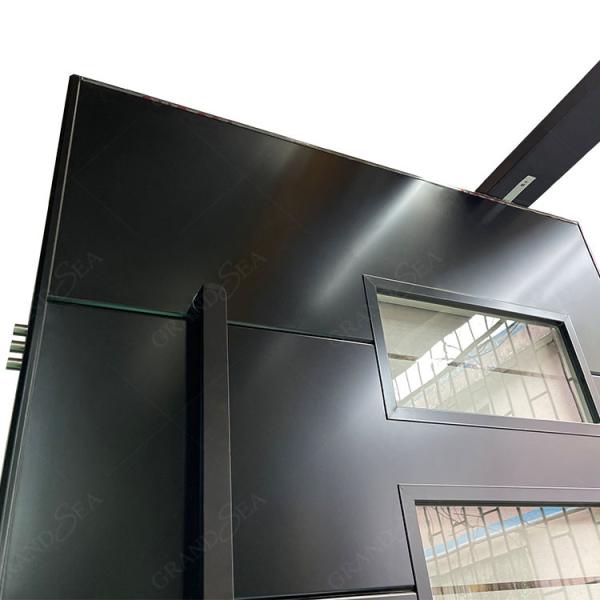 American Style Entrance Door Security Door Aluminum Glass Door
