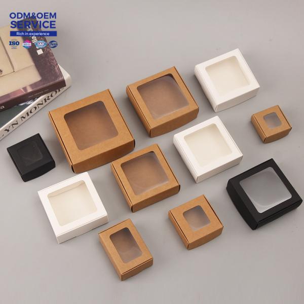 Box Corrugated Board Folders for Candle Jewelry Display Packaging Foldable Kraft Paper Jewelry Display
