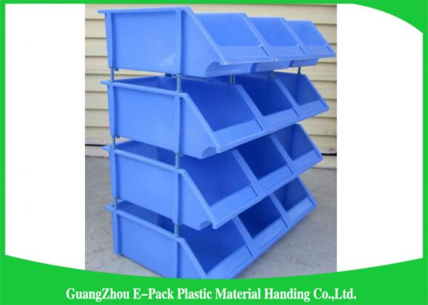 Buy Industrial Plastic Storage Boxes , Stackable Recycled Commercial Storage Bins at wholesale prices