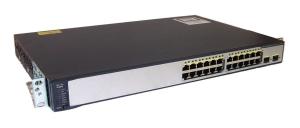 Quality Layer 3 Cisco Catalyst 3850 Switch WS-C3750V2-24PS-E IEEE 802.1q VLAN RJ-45 for sale
