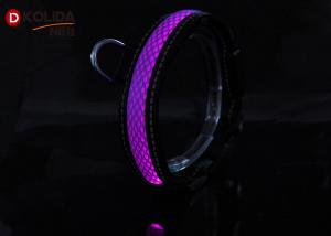 Quality Nylon Webbing 100% Eco - Friendly Nighttime Safety LED Dog Collar Double For Small Dogs for sale