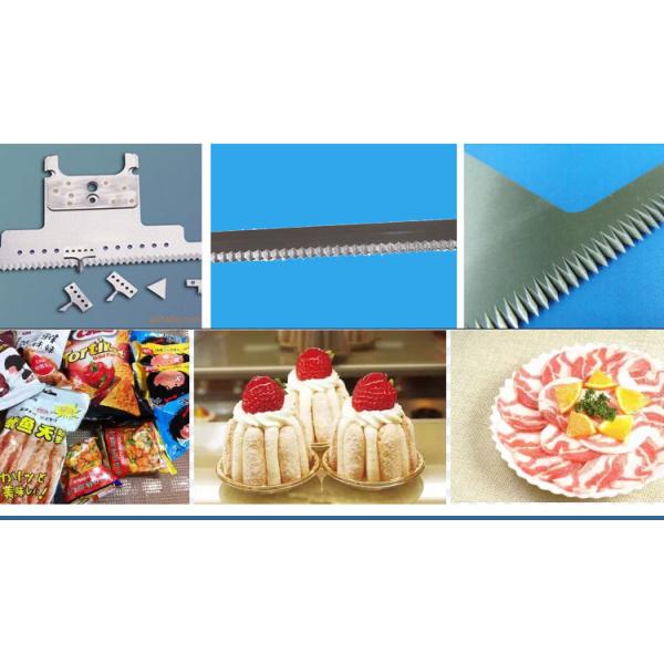 SUS420j2 HRC55 Food Packaging Machine Zig Zag Blade