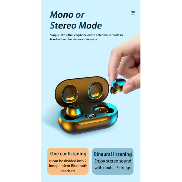 Wireless Charging CE approve Wireless Earphones For Running R185