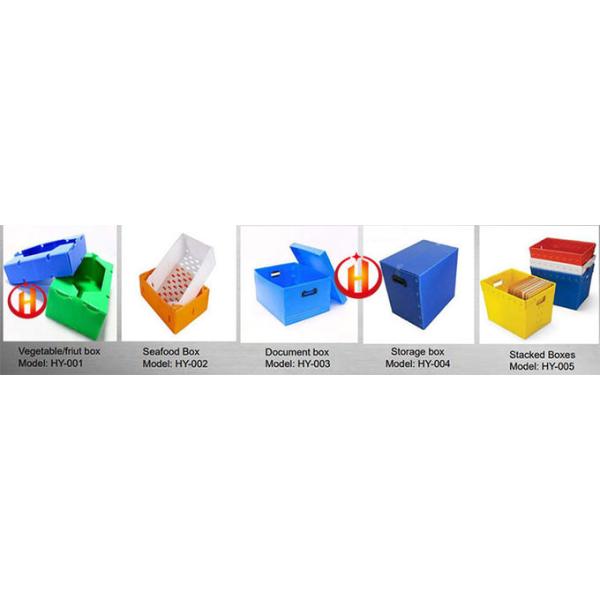 Environmental Corrugated Plastic Totes , Corrugated Plastic Box With Lid