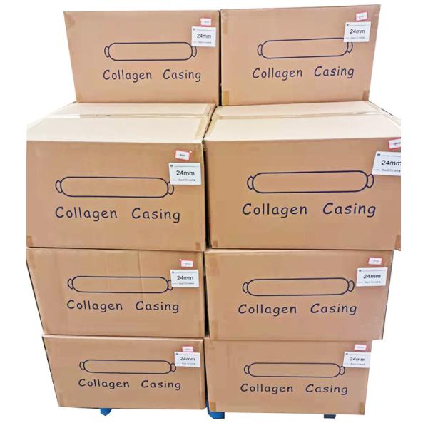 FDA Approved Natural Color Collagen Sausage Casings For Sausages Making