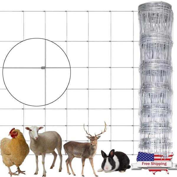 MIDWEST AIR TECHNOLOGIES field fence roll 12-1/2-Ga., 47-In. x 330-Ft.