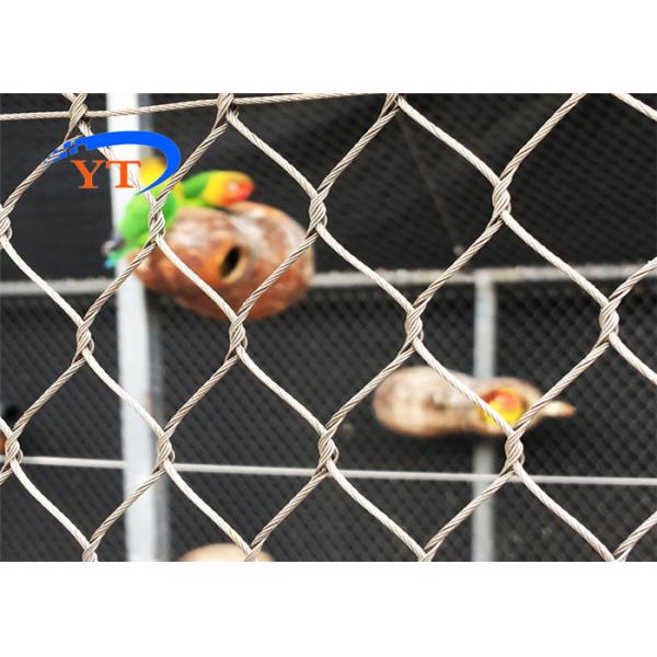 Knotted Wire 7x7 7x19 Stainless Steel Aviary Netting