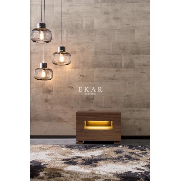 Drawer Bedroom Furniture Nightstand Bedside