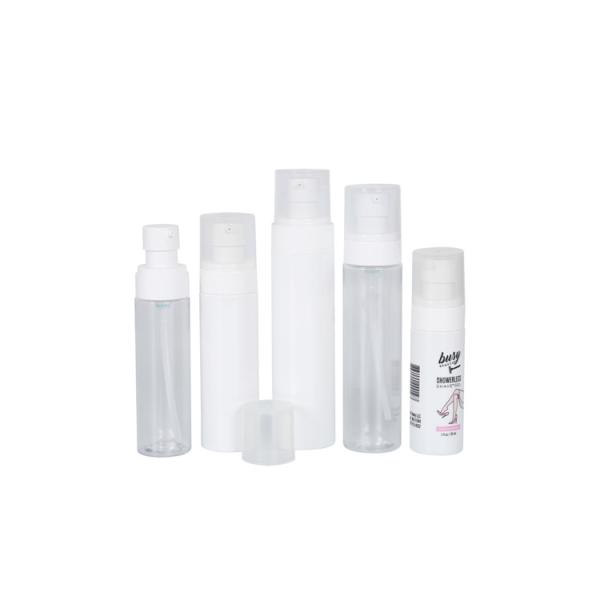 Transparent Plastic 45ml Empty Lotion Bottles With Pump
