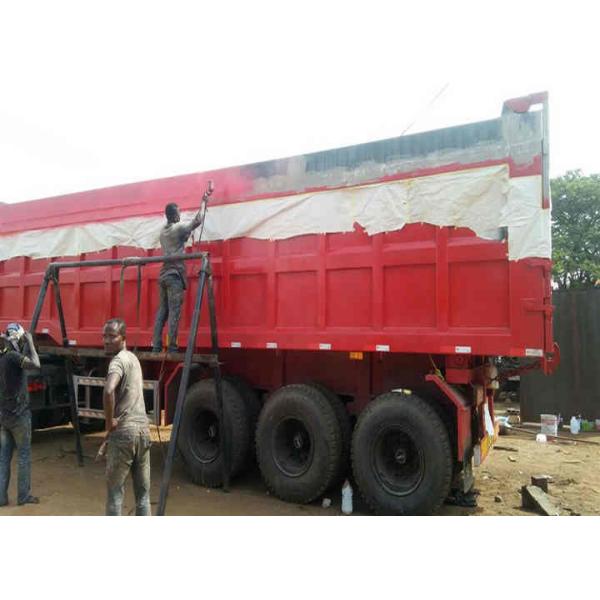 29.32 CBM bulk heavy duty tipper trailer for Ghana Market