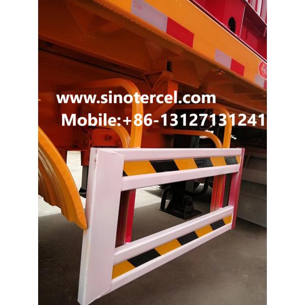 Loading Unloading Box Cargo Semi Trailer 53 Ft 3 Axles 40-60Tons Red