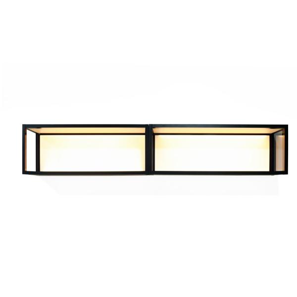 Floating Simple Wall Shelf Aluminum Structural Frame For Living Room