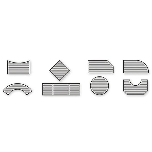 20 mm Depth Commercial Aluminium Entrance Mat Rubber Entrance Floor Mats