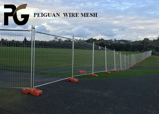 Galvanized Construction Site Fencing For Theft Prevention