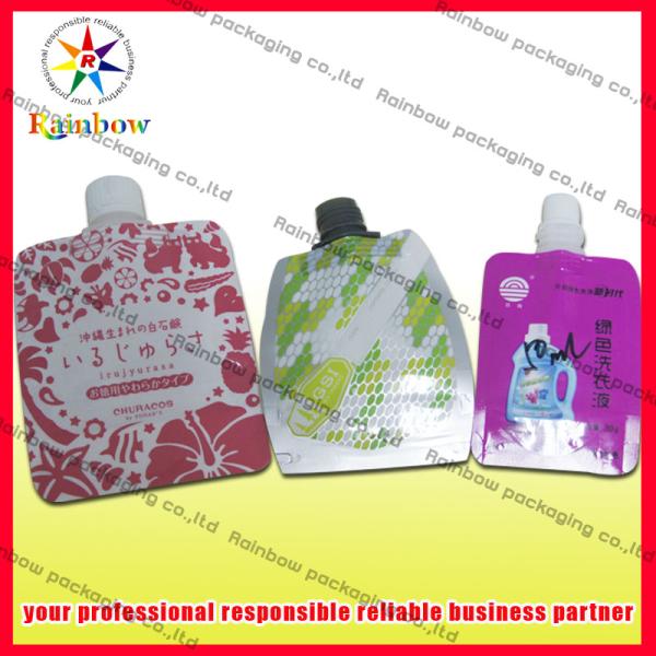 Custom Print Doypack Spout Pouch Packaging For Shampoo , Gas Barrier