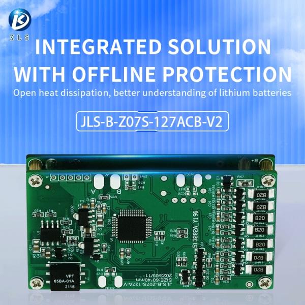 18650 Lifepo4 Battery Circuit Board Smart Bms 16s 48v 80a Uart / Rs485 / Canbus Fan Design