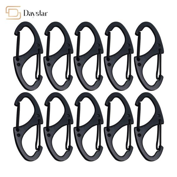OEM ODM Double Snap Spring Clip Metal Accessories S Hook Carabiner