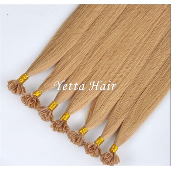 Professional Pure Indian Pre Bonded Hair Extensions Tangle Shed Free