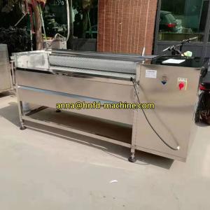 Quality small ginger peeling machine, ginger cleaning machine, potato washing machine for sale