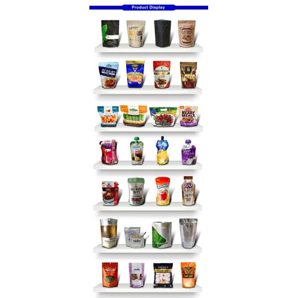 150 Micron Digital Printed Plastic Doypack Stand Up Pouch