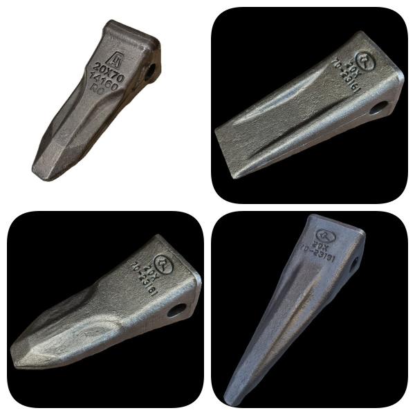 Komatsu PC100 Excavator Bucket Teeth Adapters Forged Heavy Duty Wear Resistant