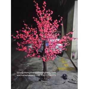 artificial lighted trees