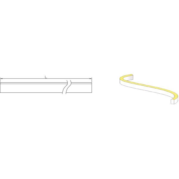 2.5cm Cutting Length LED Neon Rope Light Stable Reliability Outside LED Rope Lights