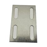 Fixing And Connecting Building Wall Embedded Steel Plates Anodized Rectangular