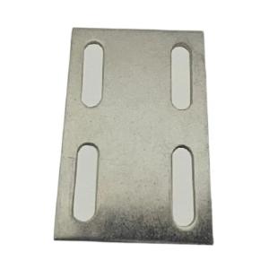 Quality Fixing And Connecting Building Wall Embedded Steel Plates Anodized Rectangular for sale