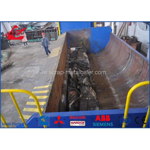 Heavy Duty Huge Horizontal Hydraulic Scrap Metal Recycling Machine For Steel Plant