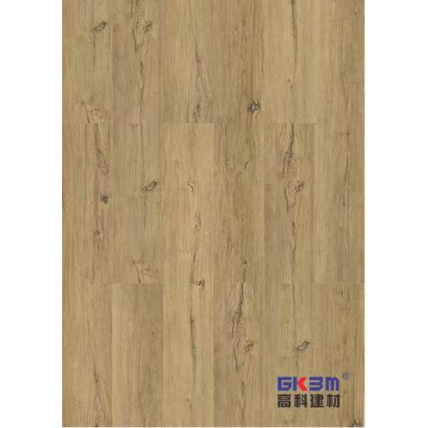 5mm Wood Grain SPC Flooring Unilin Click Beach Sunset Burlywood Eco Friendly GKBM MJ-W6003