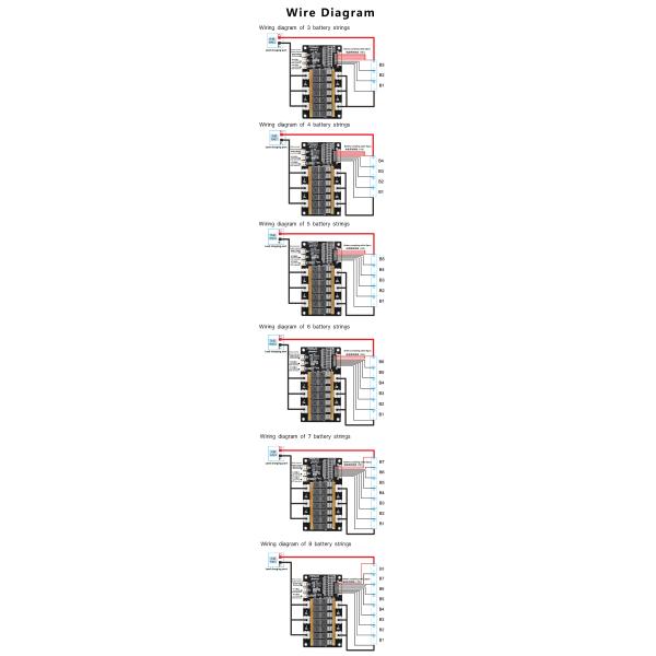 Enerkey 3S 200A Lithium Battery BMS LiFePO4/Li-ion/Lto/SIB Protect Board with Balance for Electronic Car