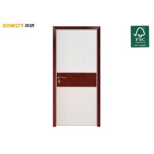 Quality Honeycomb Paper Filled Melamine Finish Pine Wood Doors for sale