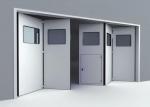 Aesthetic Aluminum Alloy Industrial Garage Doors Folding For Warehouse , Simple