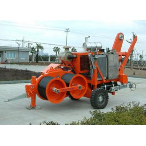 China Cable Stringing Equipment Hydraulic Cable Puller Winch 220KN Capacity on sale