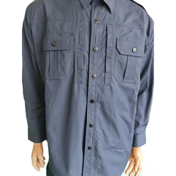 Industrial Work Uniform Navy Uniform Set Cotton And Polyester FabricTactical Workwear Uniform Police Uniform Work Uniform For Men Outdoor Work Clothes