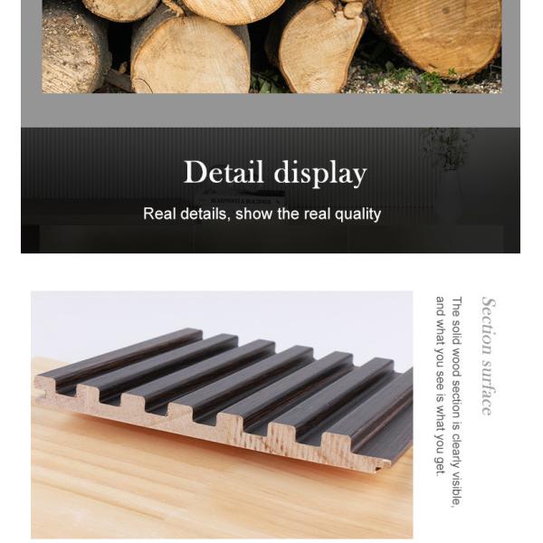 Environmental Protection Solid Wood Grating Bamboo Fiberboard